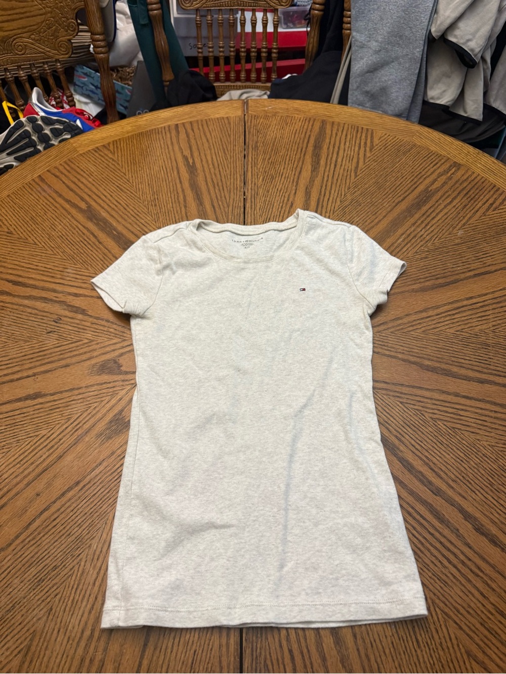 Tommy Hilfiger Light Heather Gray Short-Sleeve Crew Tee